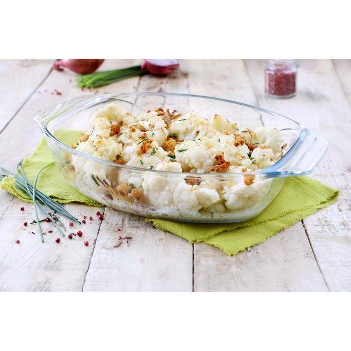 Plat a four ovale - PYREX - Let's Share - 39 x 27 cm - Verre