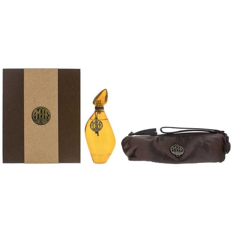 Jesus Del Pozo Ambar 100ml Eau De Toilette Gift Set with Elegant Cosmetic Pouch