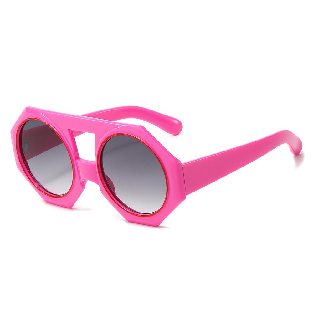 

Fashion Retro Octagonal Sunglasses Women Men Irregular Square Shades Eyewear Luxury Sun Glasses UV400 Brand Oculus Female Gafas as picture