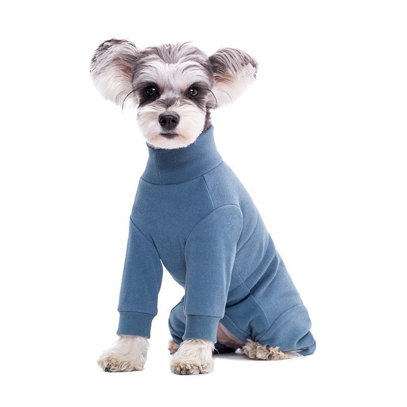Warm Adjustable Pet Dog Jumpsuit Small Breeds Winter Coat With Fleece Lining
