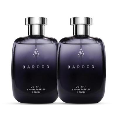 Barood Eau De Parfume para hombre - 100 ml x 2 - Juego de 2 perfumes | con aromas cálidos, ahumados, dulces y almizclados. Perfume de lujo para hombre