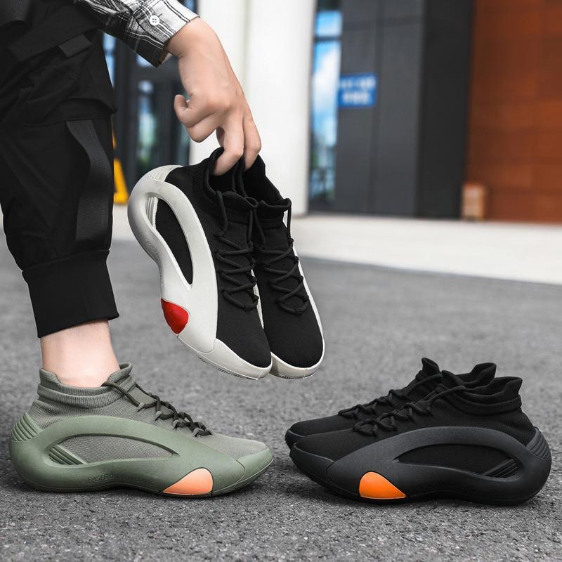 Men's Sports Shoes Autumn New Men's Shoes Fly-woven Breathable Casual Running Shoes Men's Shoes