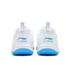 Li Ning Flying Eagle Slip Resistant, Abrasion Resistant, Breathable Badminton Shoes Unisex White Blue AYTU001-2