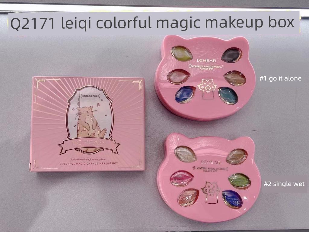 Authentic Plant-Based Eyeshadow, Non-Toxic, Blush, Lip Gloss, and Powder All-In-One Palette, Specifically for Stage Makeup and Performances