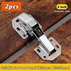 90 Degree Steel Cabinet Hinges No-Drilling Buffer Hinge Kitchen Cabinet Cupboard Hinges DIY Furniture Hardware Tools