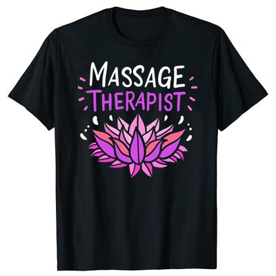 Fun Massage Therapist Graphic TShirt Womens Fashionable Casual TShirt Graphic T Shirts Aesthetic Clothes Summer Streetwear