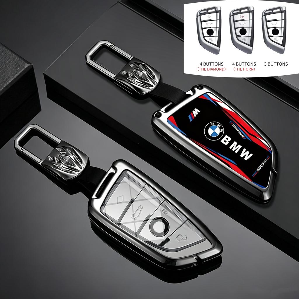 Car Key Case Cover Protector Shell For BMW X1 X3 X4 X5 F15 X6 F16 G30 7 Series G11 F48 F39 520 525 F30 118i Keychain Accessories