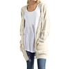 Fashion Women Long Sleeve Knit winter Cardigan Sweater Solid Color Coat