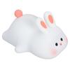 Rabbit Silicone Light Cute USB Rechargeable Touch Bunny Lamp Bedside Light for Bedroom Baby Room