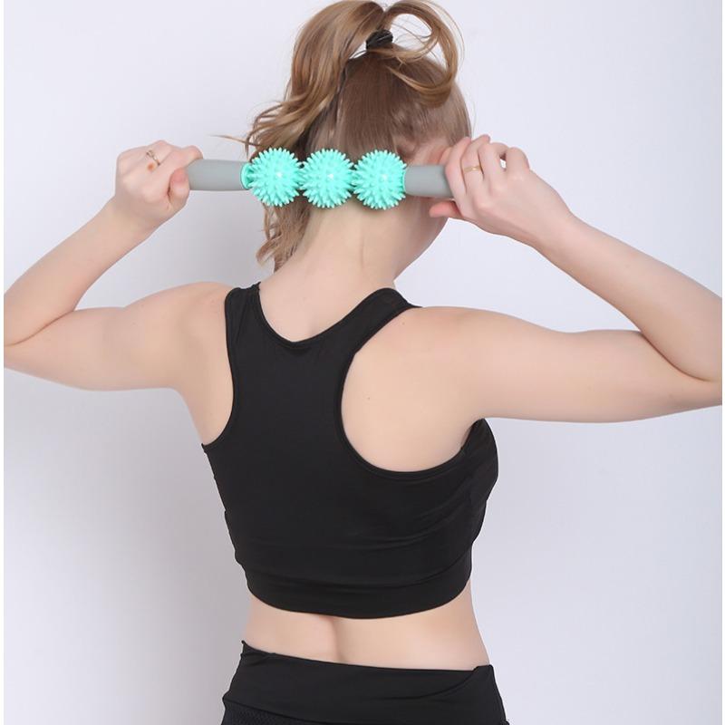 Spiky Ball Muscle Relaxation Massage Roller Yoga Fascia Massage Stick