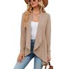 2023 Fashion Warm Cozy Women's Solid Color Knit Cardigan Sweater Autumn Winter