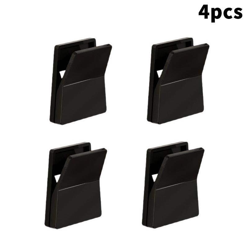 

4pcs Kitchen Glove Storage Dishwashing Glove Hook Household Rubber Glove Placement Rack Cloth Clip Hook Hanging Gloves чёрный