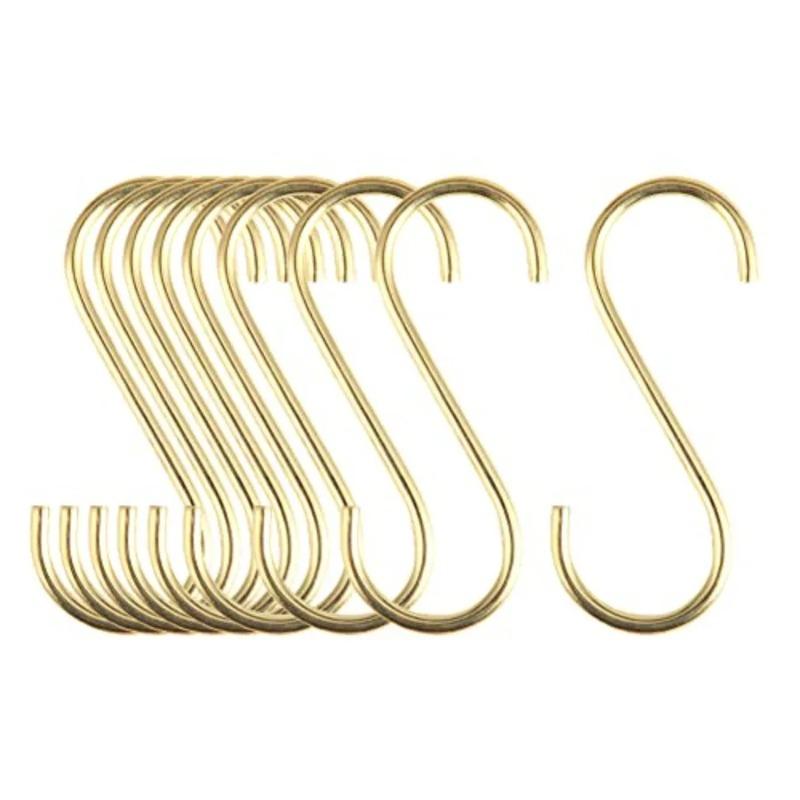Ganci Acciaio Inossidabile a Forma di S, Ganci Appendioggetti Multiuso per Casa, Ganci Organizzatori per Cucina, Bagno, Armadio, Organizzazione Casa
