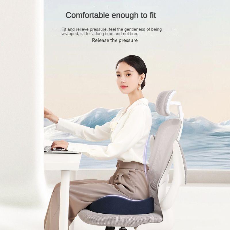 Memory Foam Chair Cushion Car Seat Support Buttock Cushion Pain Relief Orthopedic Pillow Massage Lumbar Pillow Hips Waist Pads