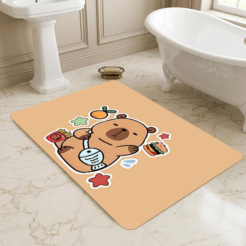 Bear Food Living Room Nonslip Area Rug Soft Carpet For Bedroom Game Playroom Sofa Office Home Decor Doormat Christmas Gift C92990