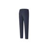 FILA Solid Color Straight Leg Fitness Woven Knitted Sports Pants Women bottoms Deep-Blue A11W411801F-NV