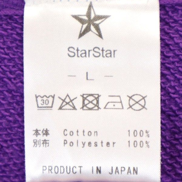 Brand new Star Star Re:MODEL Long sleeve Sweatshirts Ripped nylon pocket Men's Used