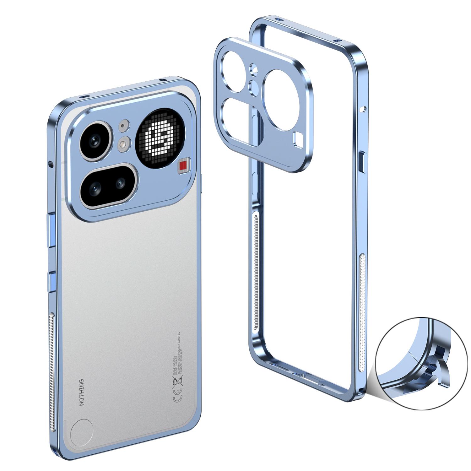 

Detachable Buckle Case For Nothing Phone 4A Nothing Phone 4A Pro Aluminium Alloy Metal Frame Bumper Camera Protector Cover
