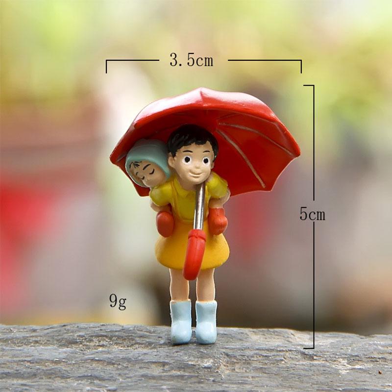 8pcs Neighbor My Totoro Pvc Mei Cat Bus Figure Miyazaki Hayao Film Toys Scene