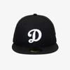 New Era Mlb La DoDgers D Logo fitteD Cap bLack White