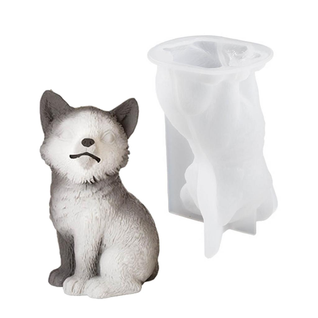 Silicone Mold for 3D Animal Shaped Treat DIY Animal Statue Silicone Mold Expory Resin Mould for Crafting and Gift Making