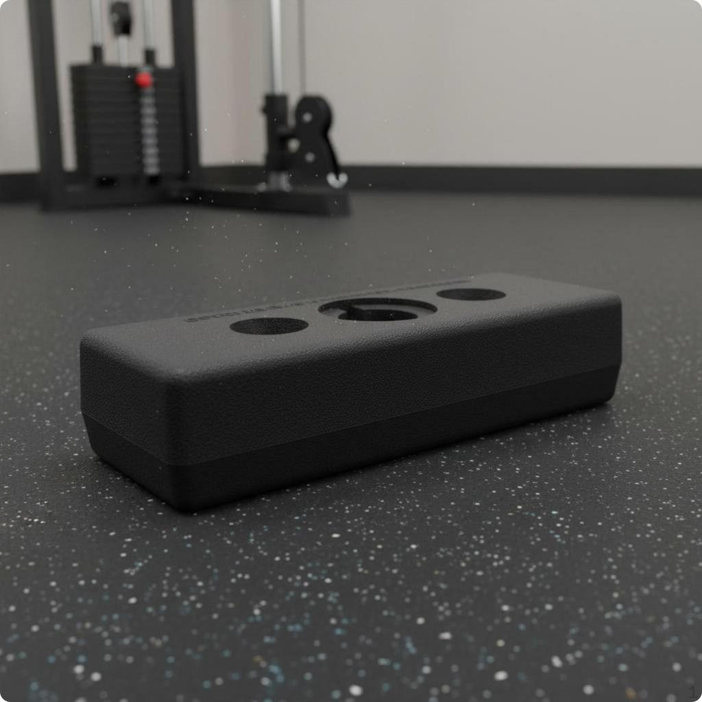 Cement Weight Plate Noise Reducing Rubber Coated Quiet