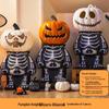 Luminous White Pumpkin Lantern: Large Halloween Decoration for Shopping Malls & Theme Events