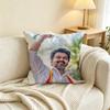T-Thalapathy V-Vijay India  Square Double-Sided printed Pillow Case Bedroom Bedside Pillow Sofa Cushion Cover