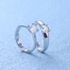1Pair Classic Couple Resizeable Engagement Ring Men Women  Adjustable