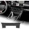 AIRSPEED Car Center Console Button Frame Cover Carbon Fiber AC Control Panel Interior Trim Accessories for Lexus IS250 IS300 IS350 IS200T 2013-2019,