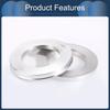 INFINAUTO Hub Centric Ring 108mm OD 67.1mm ID Car Wheel Hub Ring Aluminum Alloy Silver Tone 4pcs