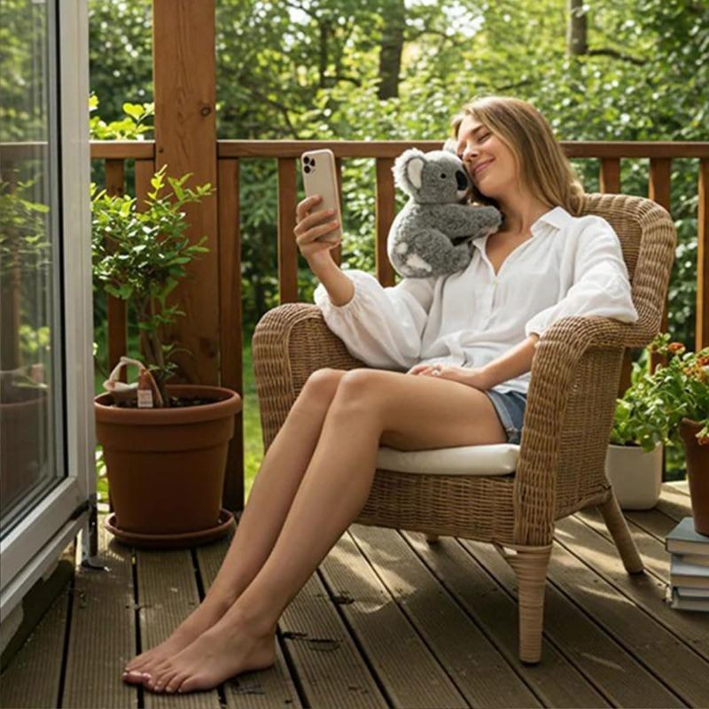 Koaly On-Demand Emotional Therapy, Koaly Ai Plush Toy, Emotional Support, Mimics The Natural Movements of a Real Koala
