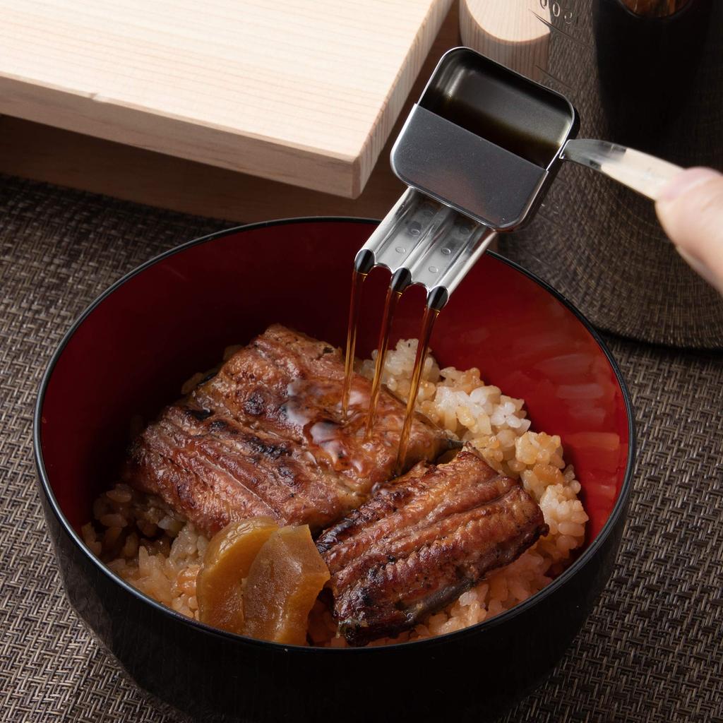 Endo Shoji New Eel Sauce Stainless Made in BUN06 Commercial-Grade Kettle, 18-8 Steel, Japan,