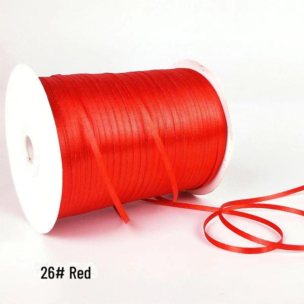 0.3cm Satin Ribbon for Bookmarks, Hair & Balloon Accessories, and Gift Packaging Bow.
