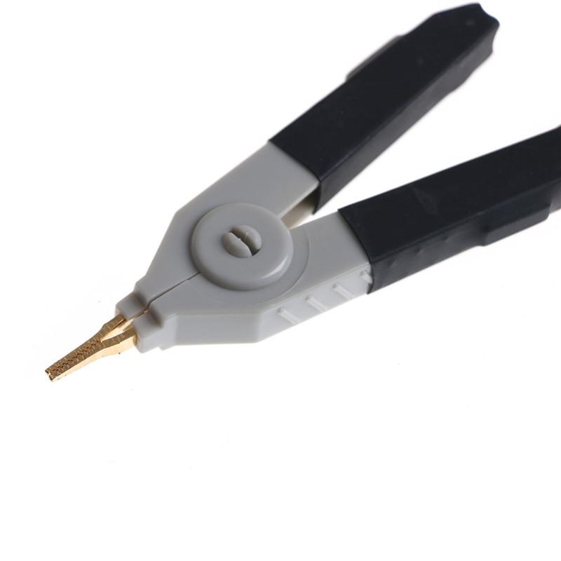 2X Lcr Meter Low Resistance Clip Leads Banana Plug For Terminal Kelvin Test