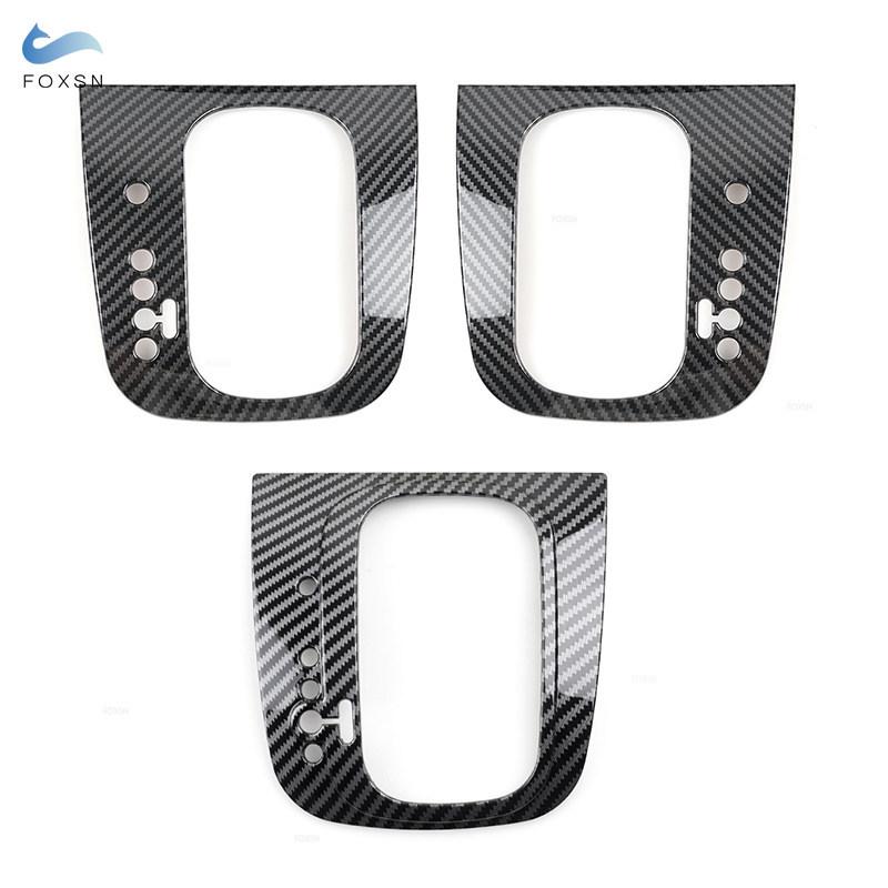 For VW Golf 6 MK6 GTI 2008 - 2013 ABS Carbon Fiber Texture Car Center Console Gear Shift Panel Cover Frame Protective Trim