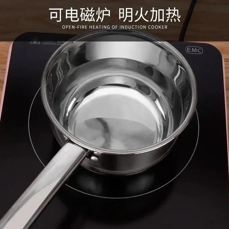 Stainless Steel Food Grade Thickened Household Kitchen Water Bleach Ladle Short Handle Ladle Water Spoon Baking Tools