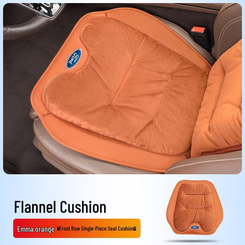 Flannel Lumbar Support Car Seat Cushion for Ford Mondeo, Fusion, Focus, Taurus
