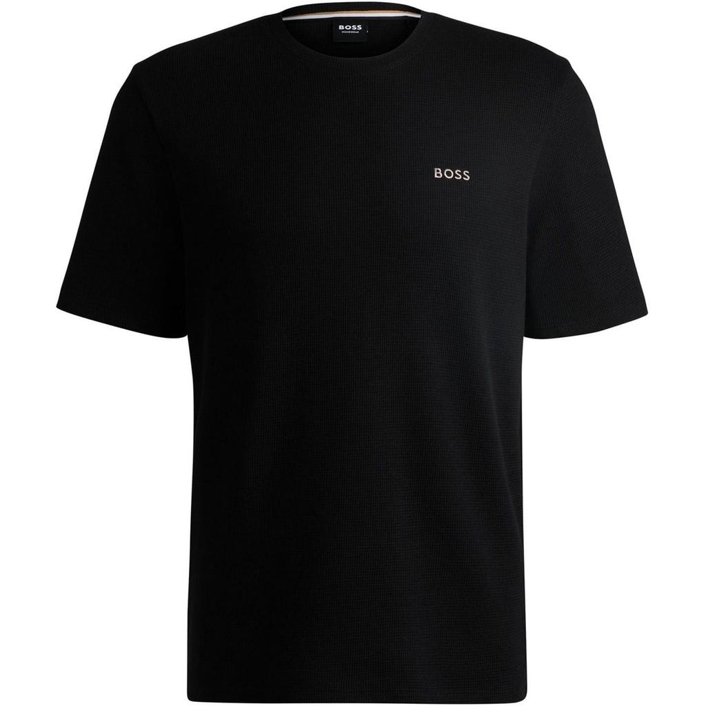 Boss Mens Waffle Knit Structured Pyjama Top