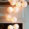 1 Set 300cm String Lights Powerful Easy to Install Cotton Line LED Ball