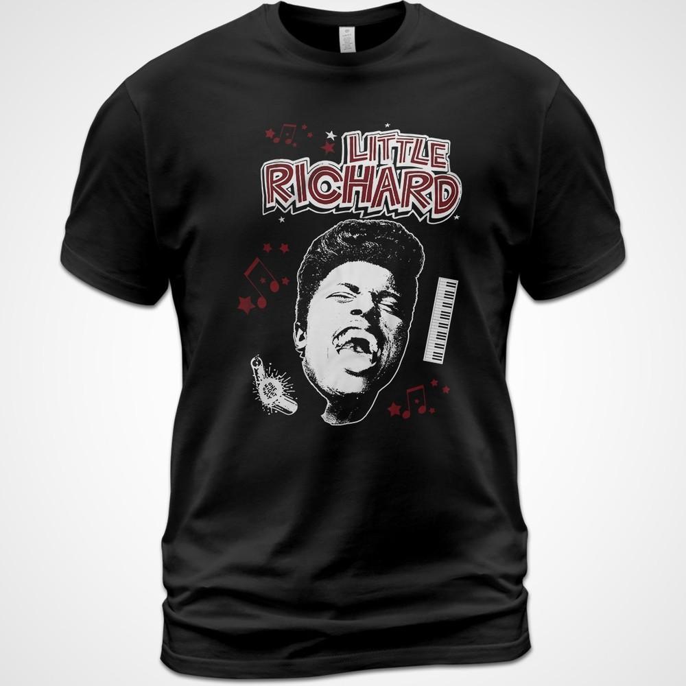 Cotton T-Shirt Little Richard Here s Little Richard Album Tee Ready Teddy Unisex T-Shirt XL