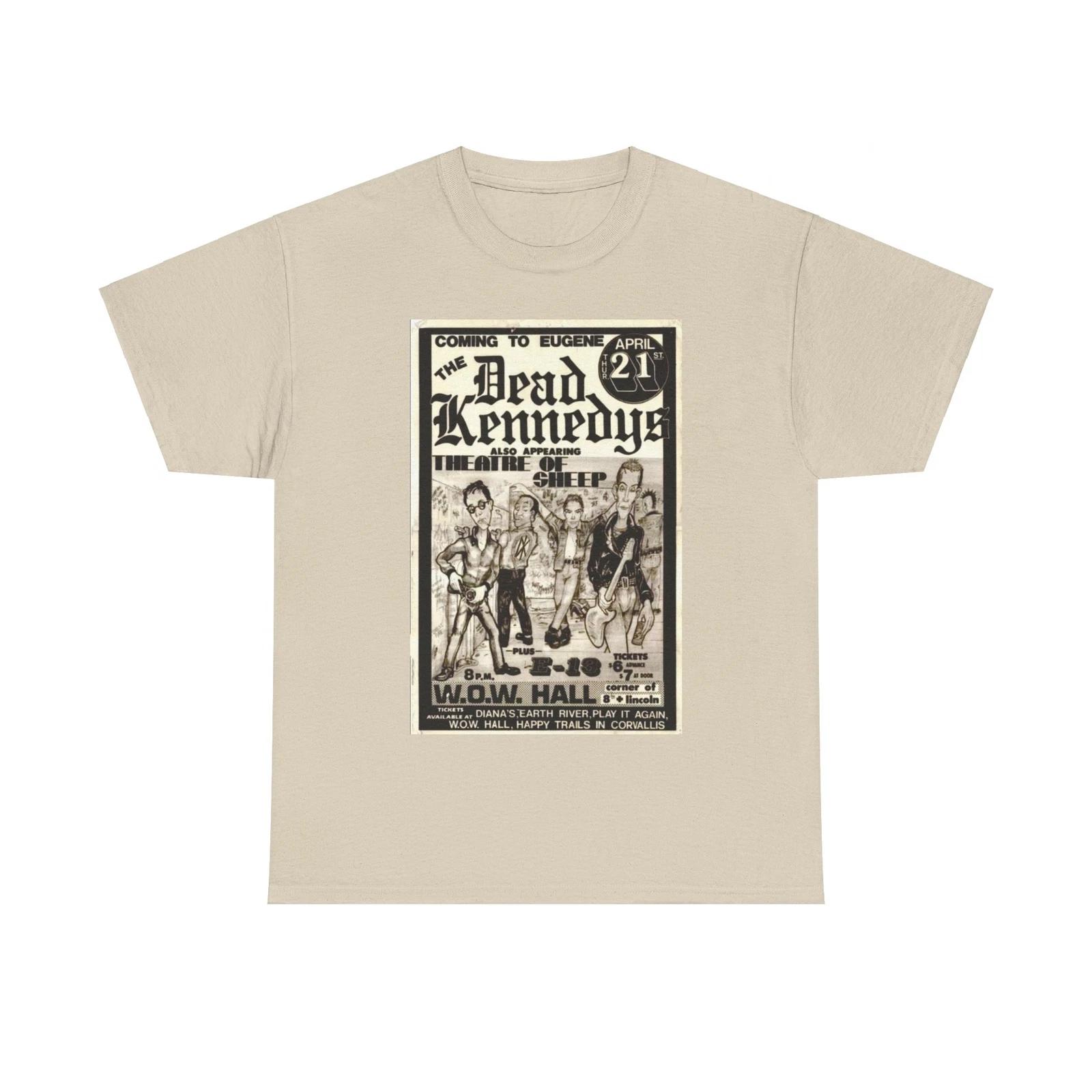 Dead Kennedys Vintage Flyer Eugene Oregon Unisex Heavy Cotton Tee S