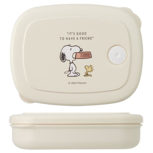 Skater 3-Piece Storage Container Set (280ml, 400ml) with Drawstring Bag, Snoopy Badge, KSLGD2-A