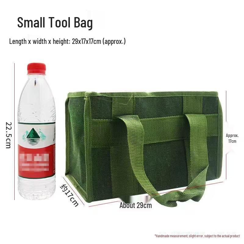 Large Capacity Wear-resistant Canvas Electrician Tool Bag