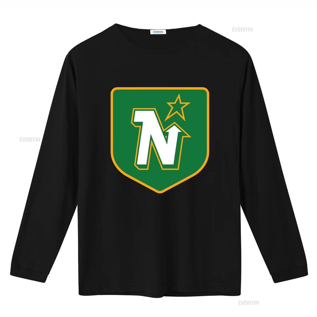 Minnesota North Stars Hockey Club T Shirt vintage Washed Soft Casual Comfortable Breathable Versatile Slightly