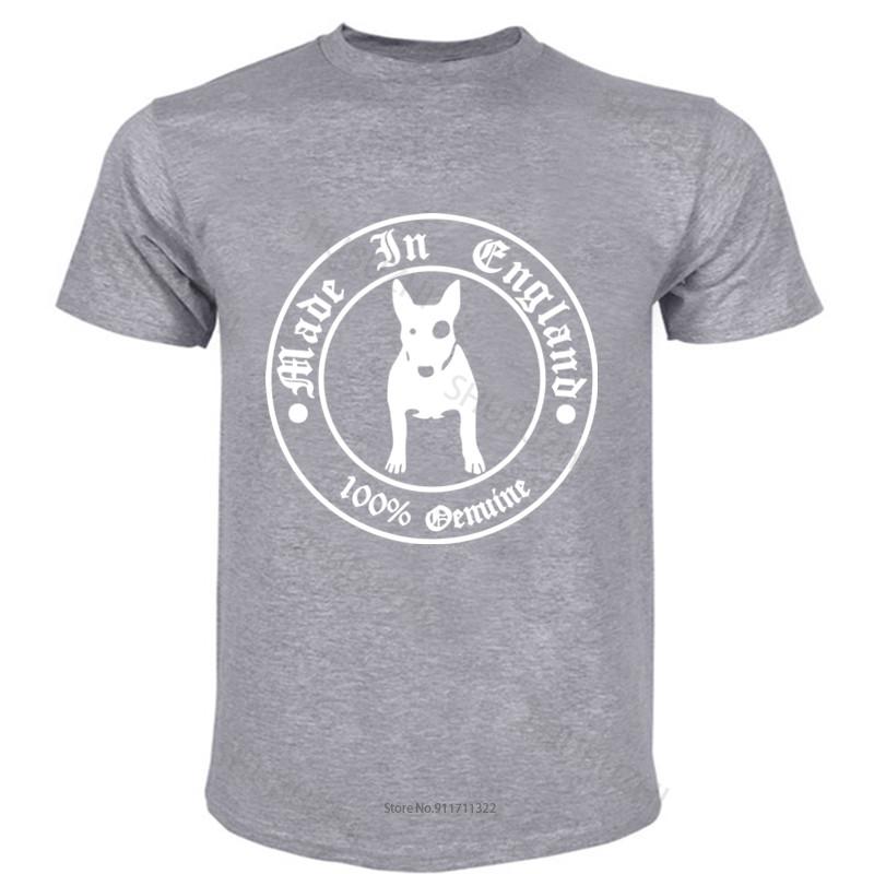 mens short sleeve t shirt Mens Premium T-Shirt English Bull Terrier  Genuine Hooligans fashion tee-shirt male summer tops