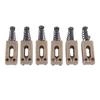 6PCS Zinc Alloy Tremolo Bridge Roller Saddles Electric Guitar Tremolo Parts  For Electric Guitars