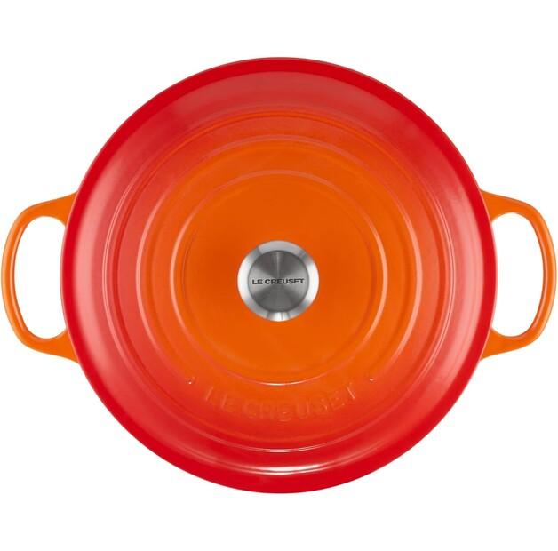 Жаровня Le Creuset Signature Gourmet круглая 30 см духовка красная 6,2 л (21179300902430)