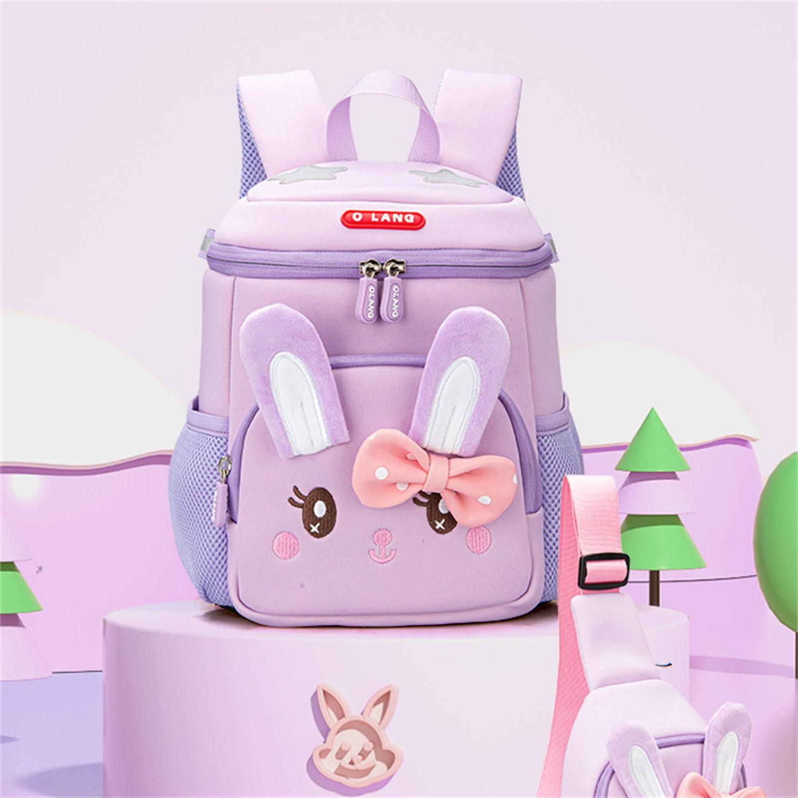 

Милый студенческий рюкзак для девочек, школьные сумки для книг, милый рюкзак-кролик для девочек, школьные сумки для книг, дорожный рюкзак One Size