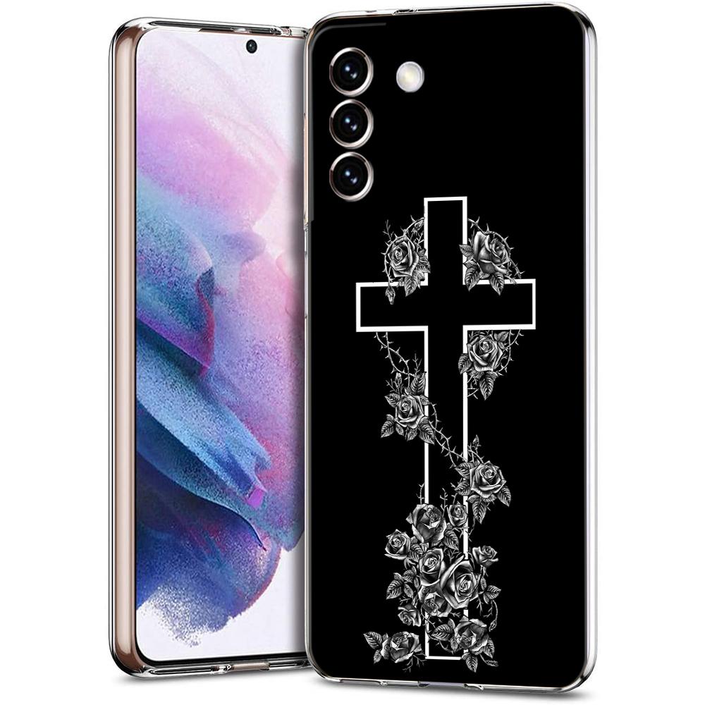 

Черный Чехол-Губы в Готическом Стиле для Samsung Galaxy S24 Ultra S23 FE S22 S20 S21 5G S10 S9 Plus S10E S8 Силиконовый Прозрачный Чехол Samsung S24